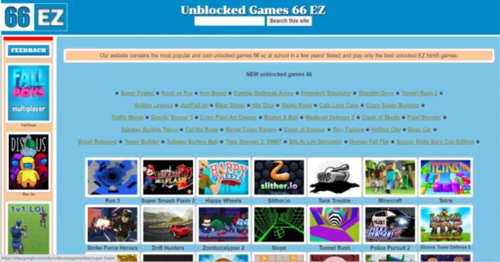 Alternatives to Unblocked Games 66 EZ: Expanding Your Gaming Horizons