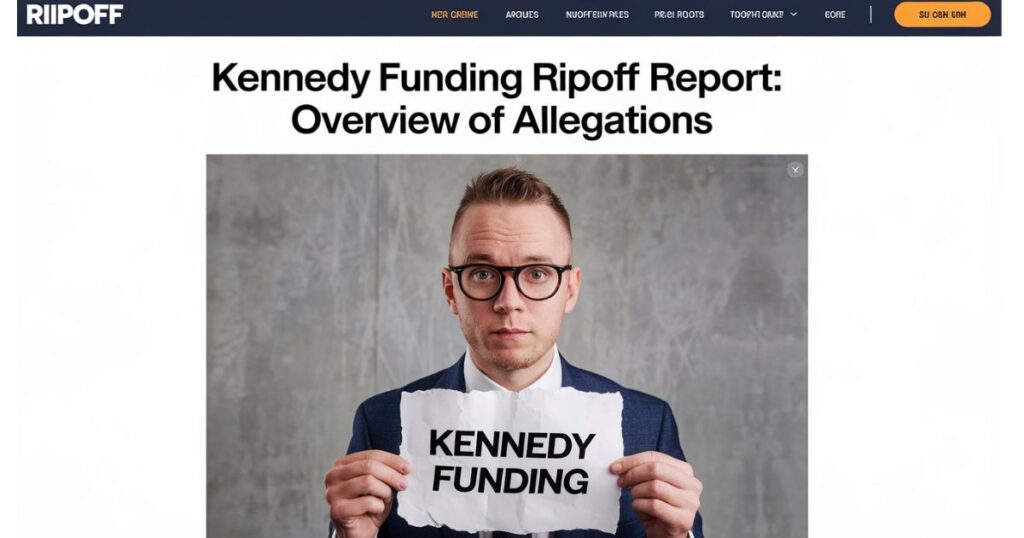 Kennedy Funding Ripoff Report: Overview of Allegations