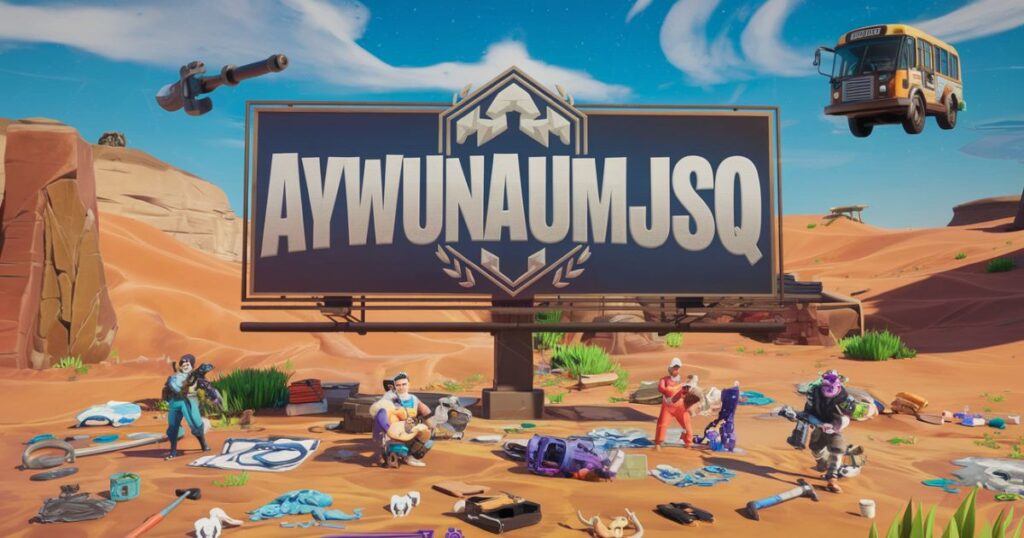 Understanding the "AYWUNAUMJSQ" Logo in Fortnite